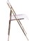 ISL Furnishings Kasper Flex Luxury Modern Folding Chair Acrylic Lucite Gold 2 Pk